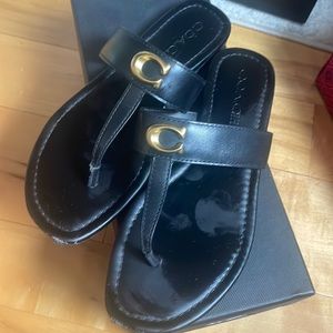 Great condition Coach sandals